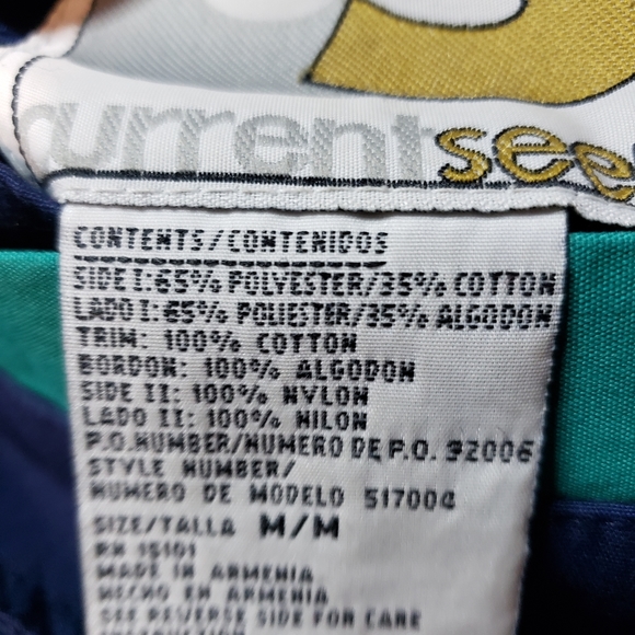 Vintage 80s 90s Womens Dark Blue Check Pattern Jacket Size M Current Seen - Picture 3 of 9